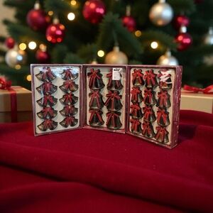 Antique Style Silver Bells Christmas Decor Lot